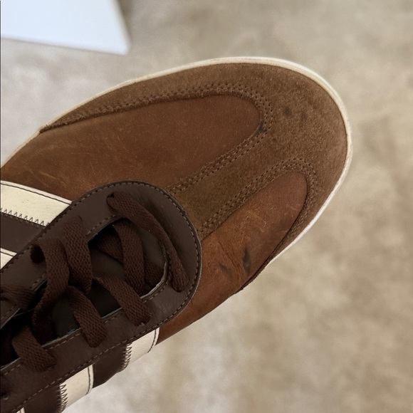 Adidas men’s Brown and White golf Sneakers size 13 - Picture 6 of 6